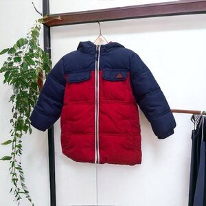 iXTREME | Boys Red and Blue Colorblock Zip‎ Winter Puffer Jacket Size 24 Months